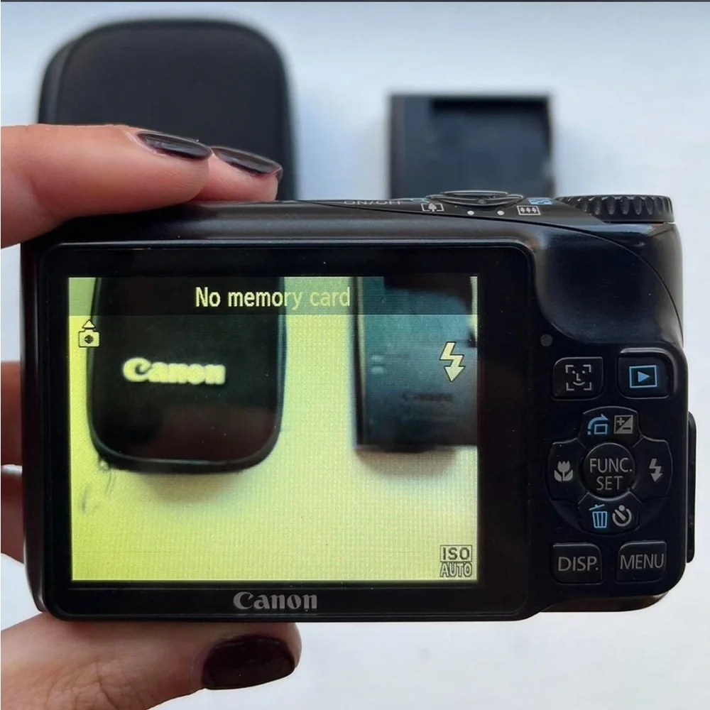Canon PowerShot A2200 HD Black Digital Camera with Battery, Case, Charger tested